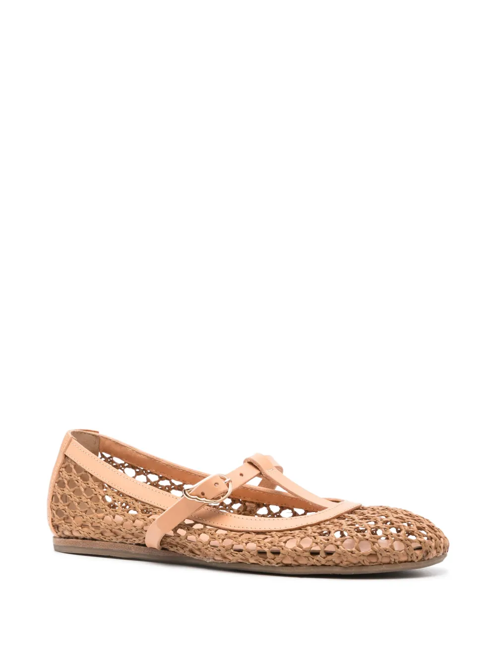 Балетки Aerati из рафии Ancient Greek Sandals, коричневый — фото 2