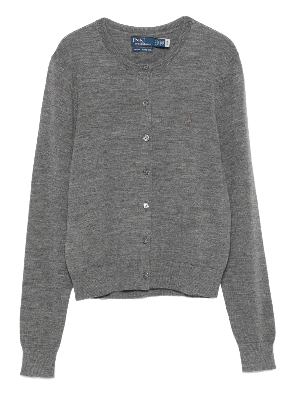 

Кардиган из шерсти на пуговицах POLO RALPH LAUREN, серый
