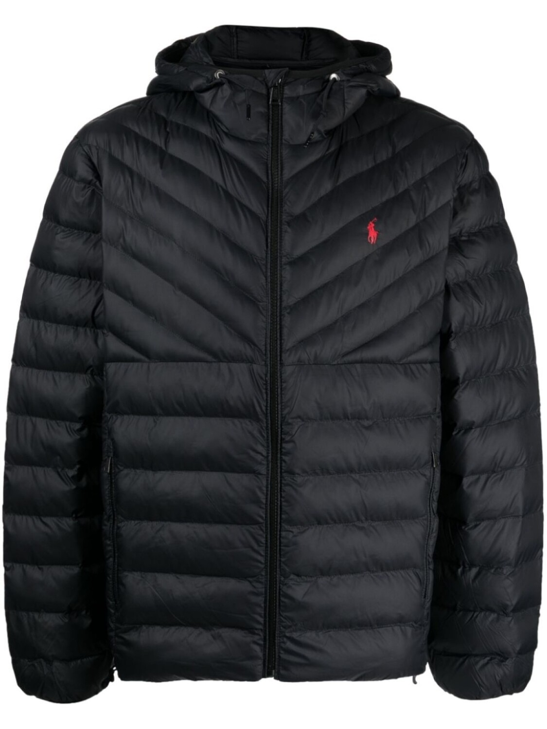 

Polo Ralph Lauren пуховик с логотипом Polo Pony, черный