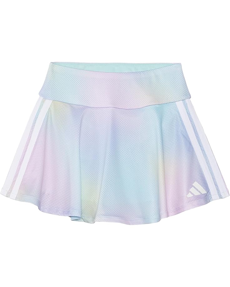 

Юбка adidas Kids Aop 3-stripe Flounce Skort, цвет Semi Flash Aqua