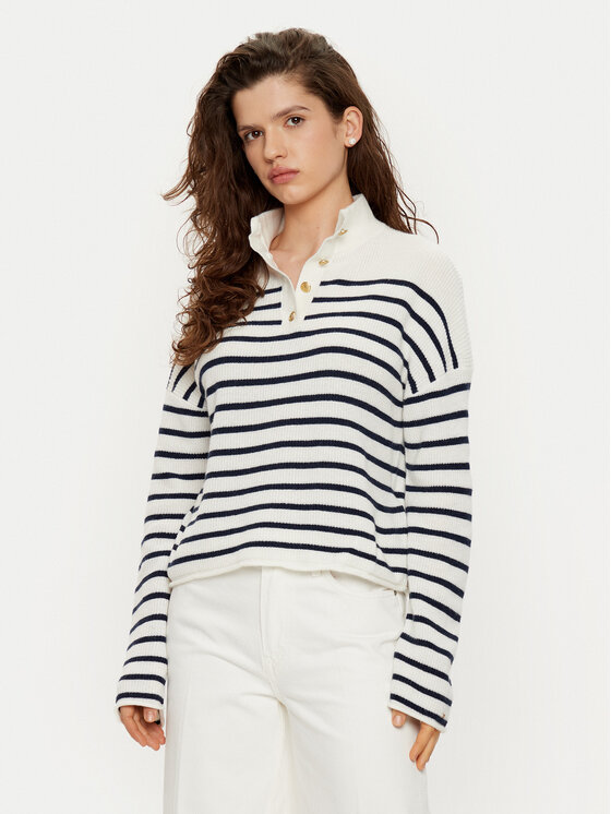 

Свитер relaxed fit WW0WW44981 Tommy Hilfiger, белый