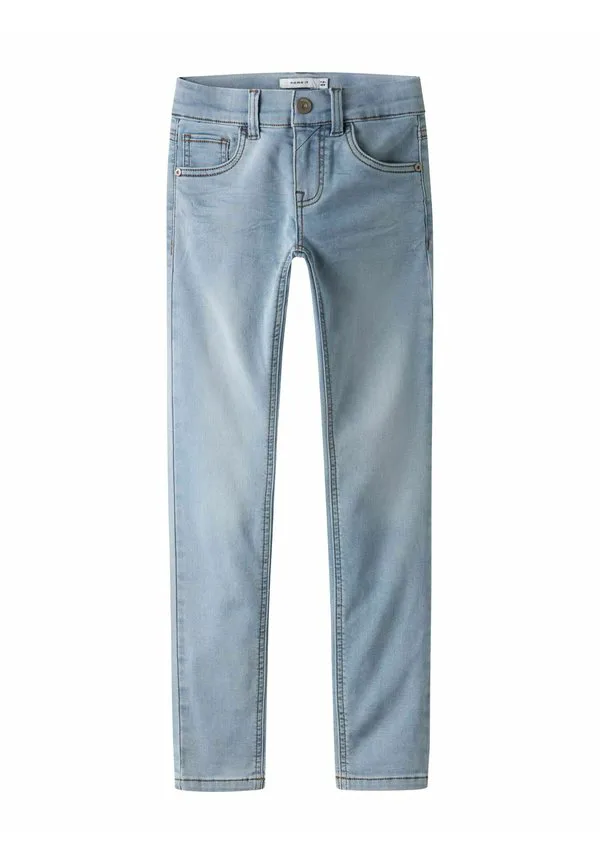 Джинсы nkmtheo зауженного кроя Name It, Bright Light Blue Denim