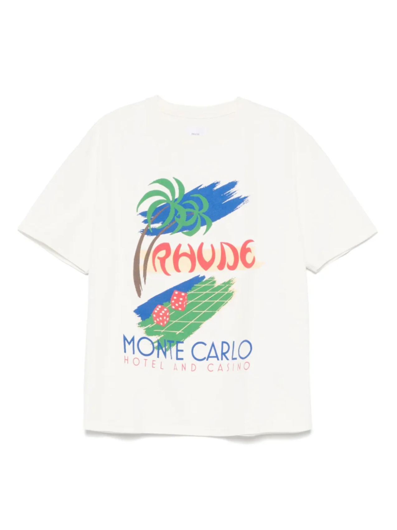 

Футболка с изображением рулетки RHUDE, нейтральный