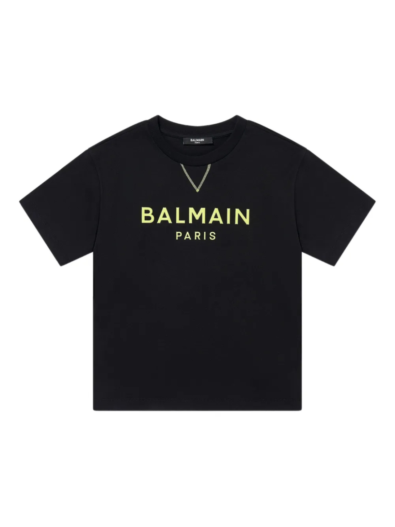 

Футболка с логотипом Balmain Kids, черный