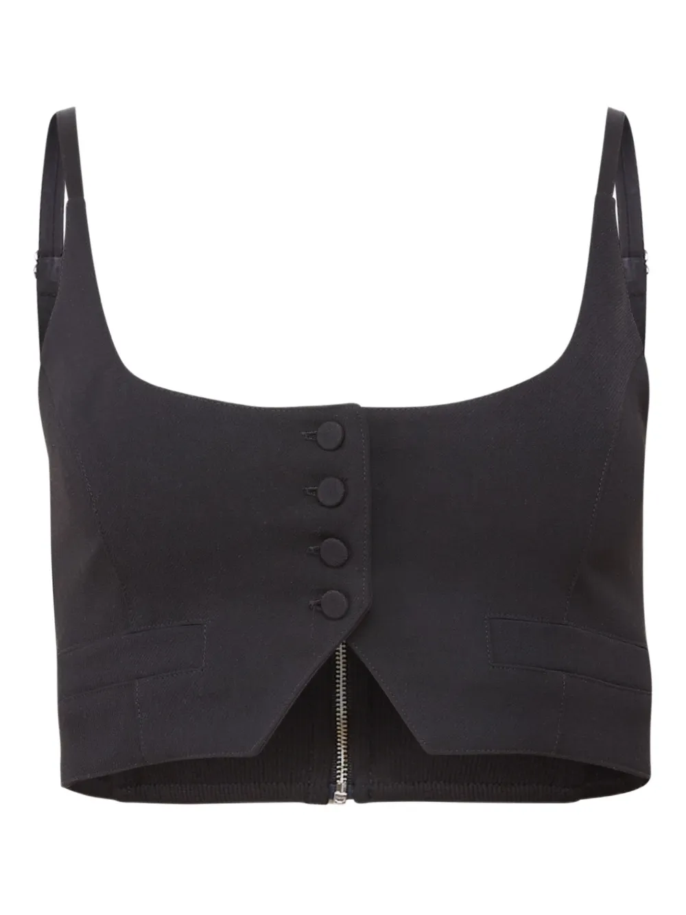 

Топ Maxwell на пуговицах Fleur Du Mal, черный