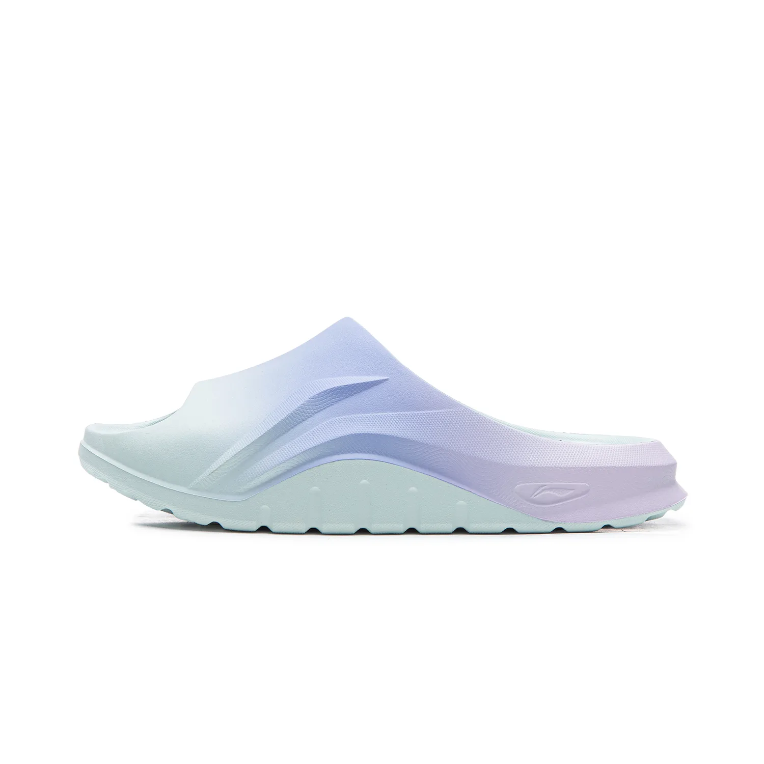 Li-Ning Slide Slippers Unisex Blue Purple