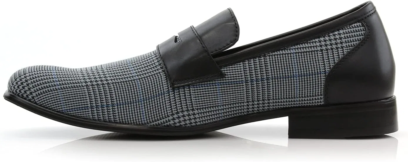 Туфли Ferro Aldo - Ruben Men's, Blue Chequered — фото 4
