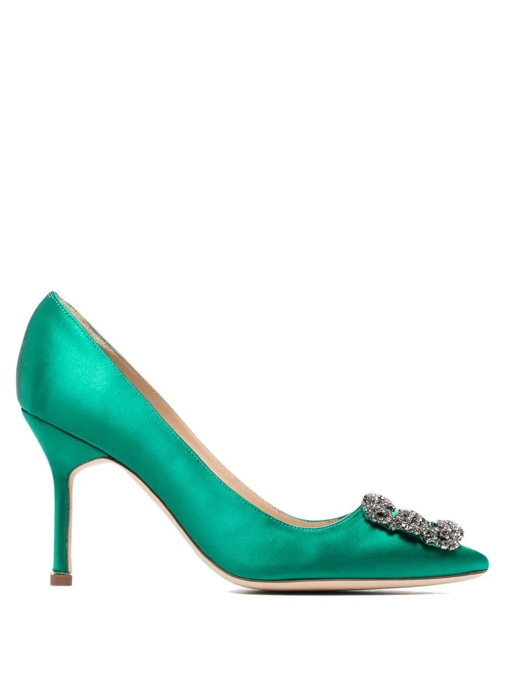 Туфли Hangisi 90 Manolo Blahnik, зеленый