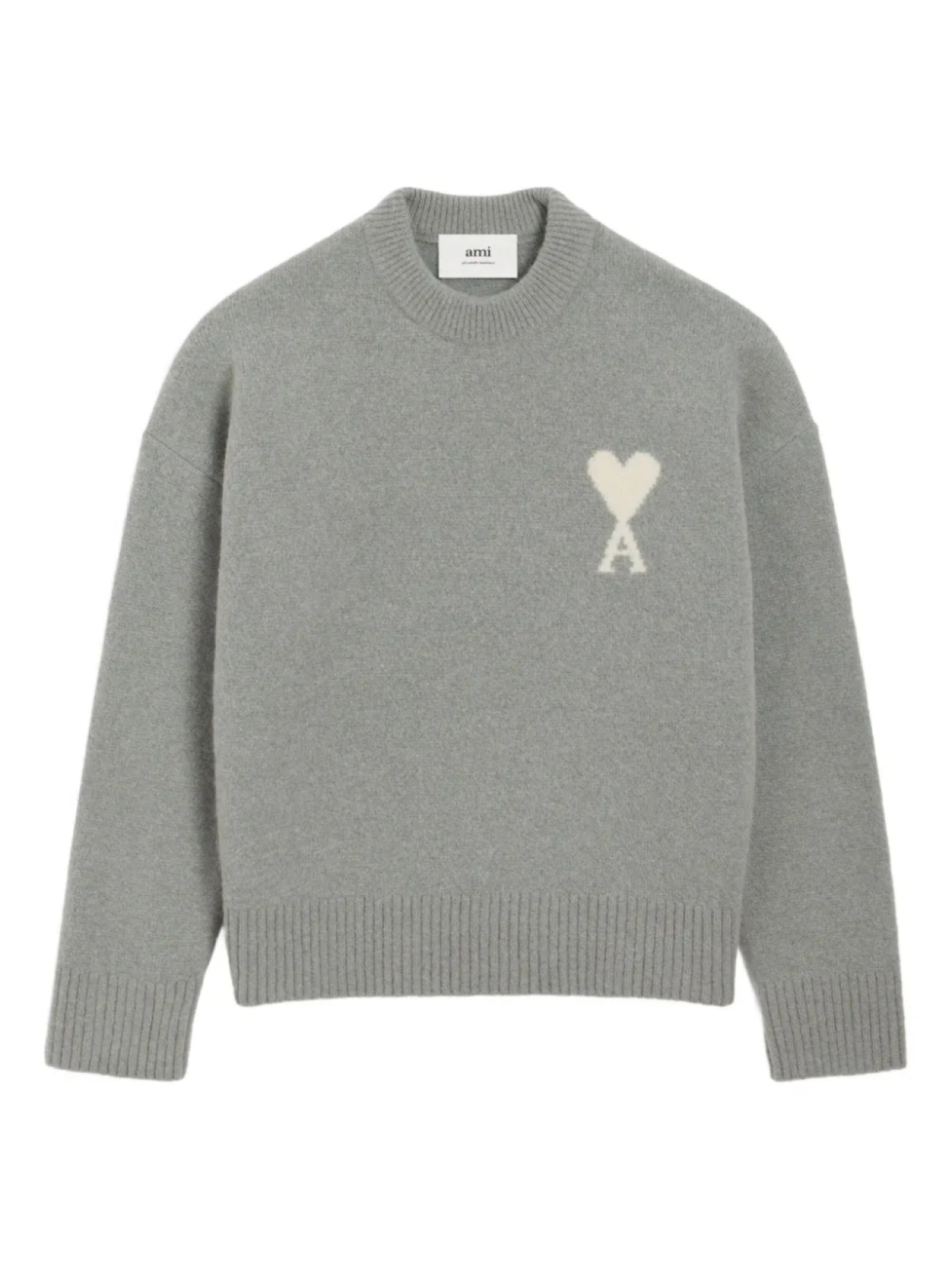 

AMI Paris Свитер Ami de Coeur, серый