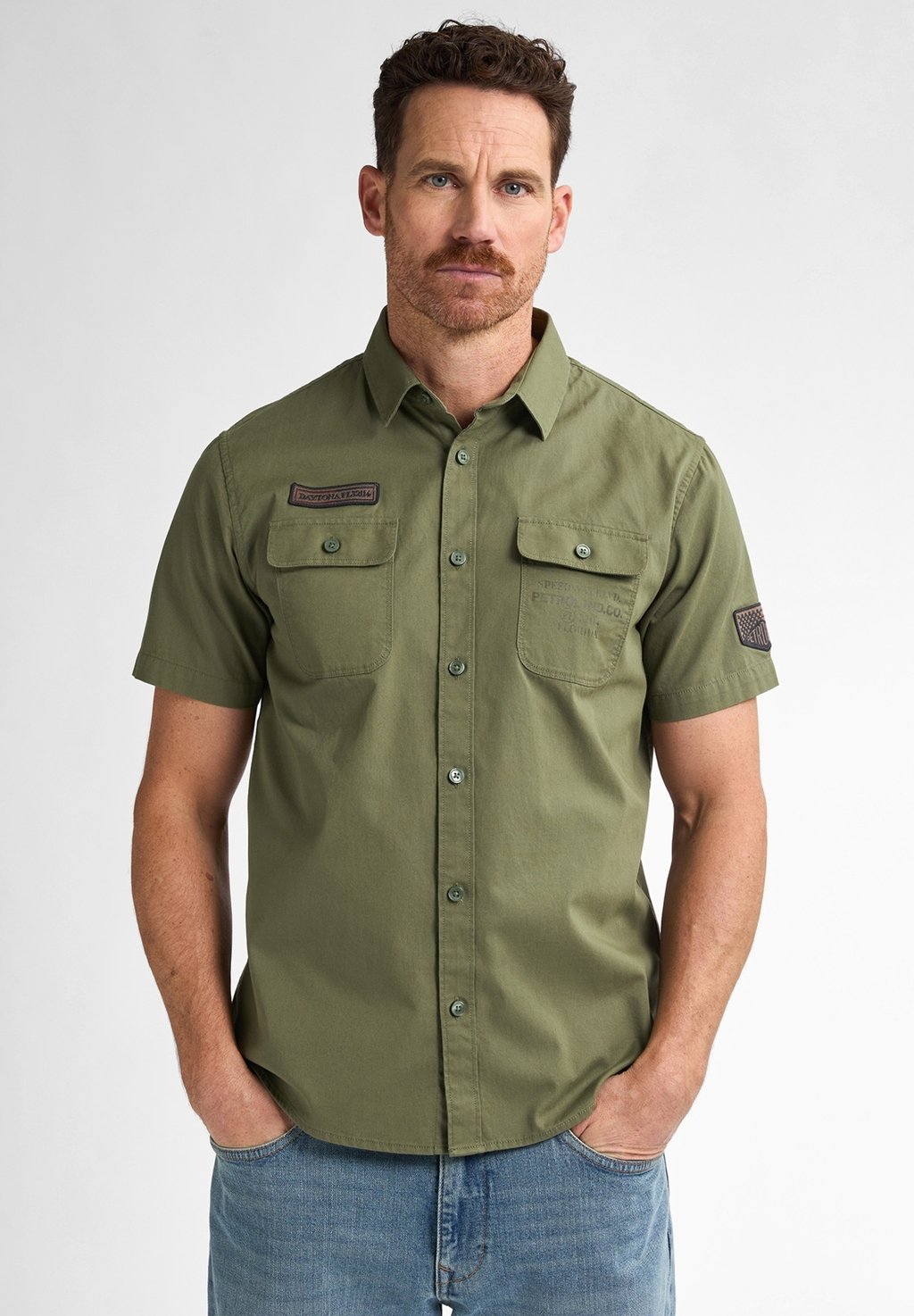 

Рубашка ARTWORK SHIRT NOVA Petrol Industries, темно-зеленый