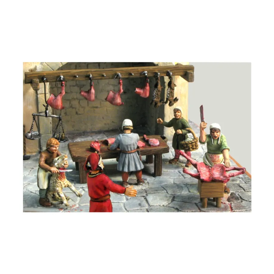 

Средневековый продавец баранины, Historical Miniatures - Diorama Kits (28mm) (Mirliton SG)