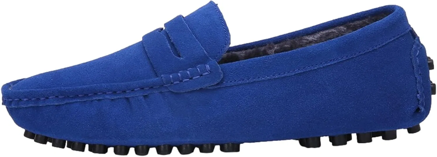 Лоферы мужские ANUFER Penny Loafers, королевский синий — фото 2
