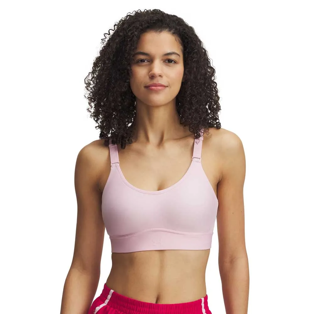 

Спортивный топ Under Armour Infinity 2.0 medium support, розовый
