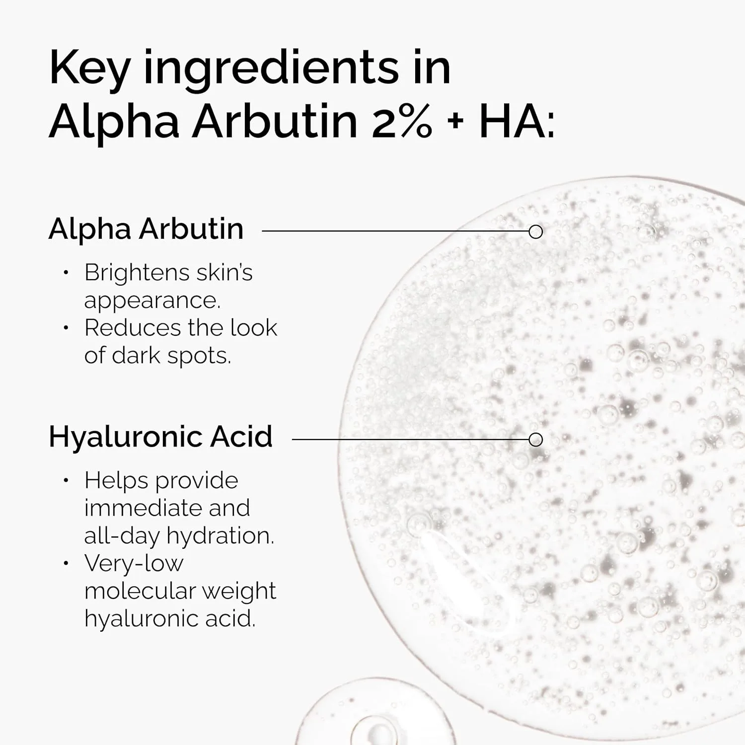 Сыворотка The Ordinary — Alpha Arbutin % + гиалуроновая кислота, осветляет кожу и борется с пигментными пятнами, 30 мл — фото 2