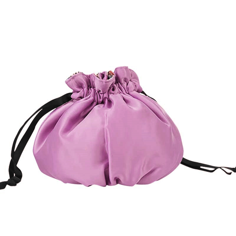 

Винтажная атласная косметичка на шнурке с шелковистой гладкой текстурой, портативная GUCCI