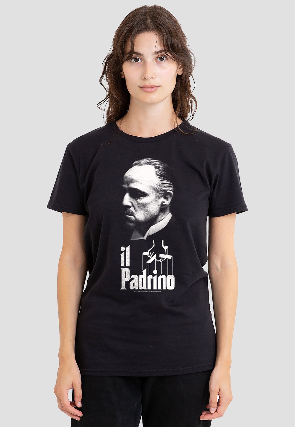 

Футболка с принтом GODFATHER IL PADRINO Cotton Soul, черный