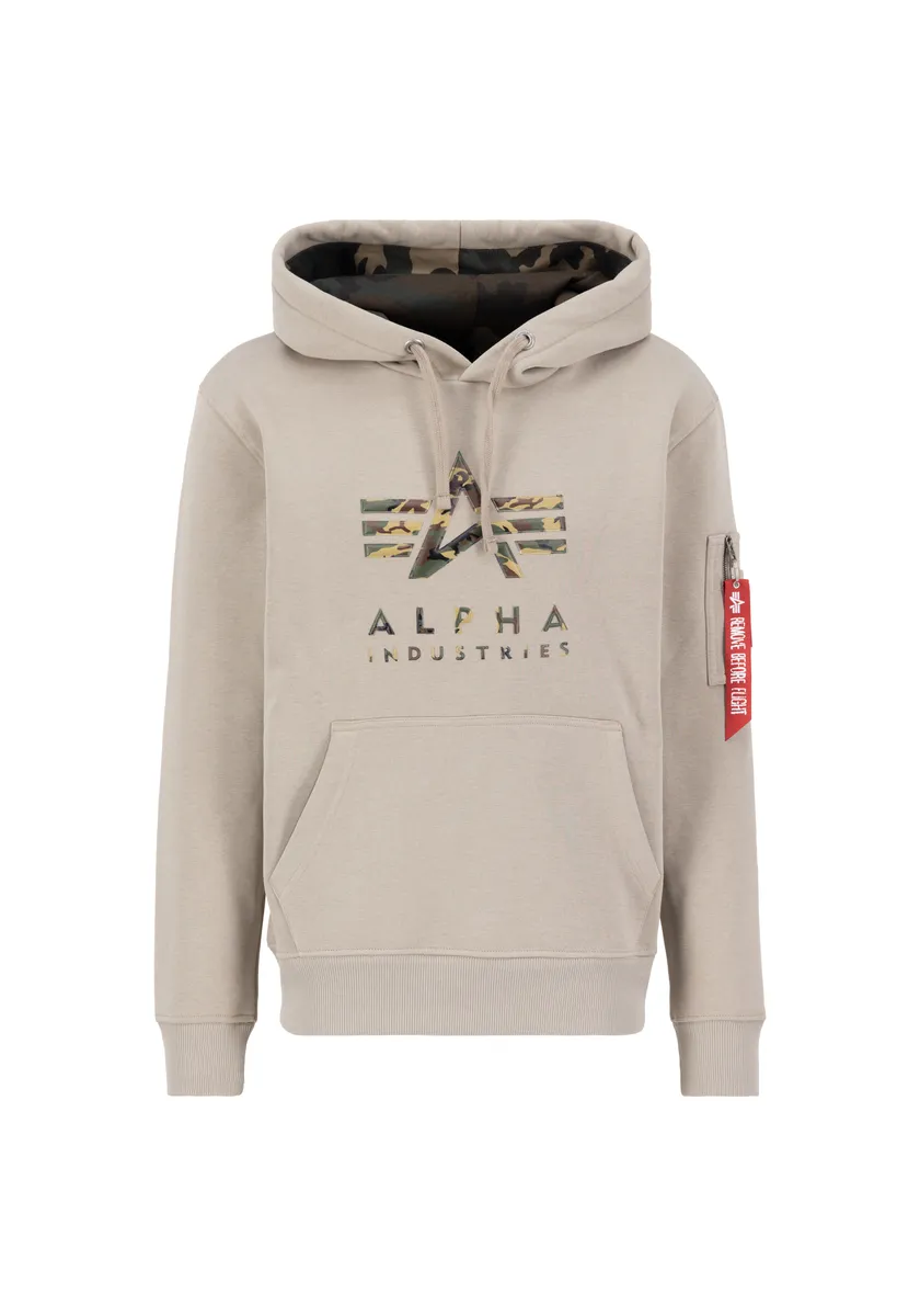

Толстовка Alpha Industries " Alpha Industries Мужчины - Толстовки Camo TPU Hoody", цвет Vintage Sand