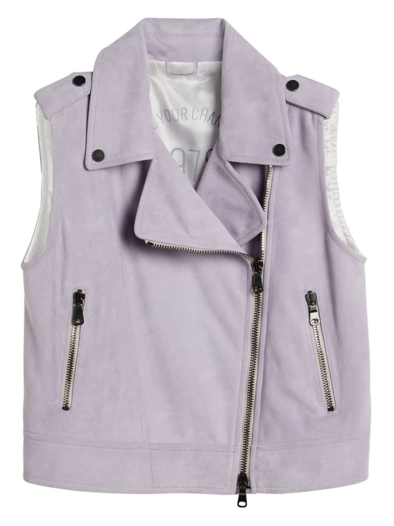 

Brunello Cucinelli Kids замшевый жилет, фиолетовый