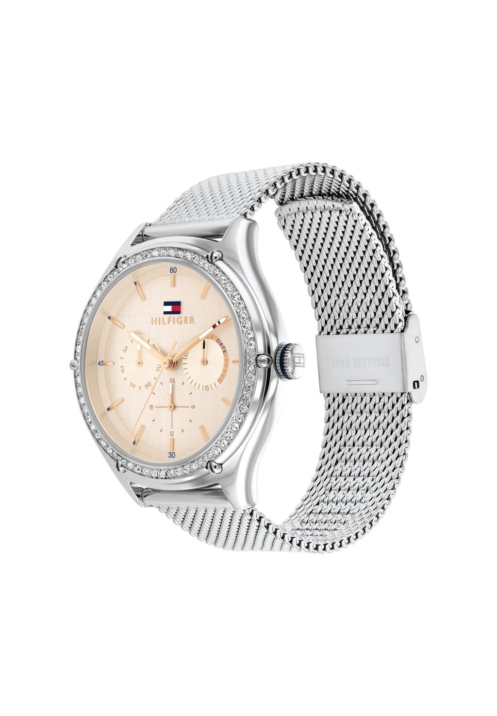 

Часы-хронограф 1782654 Tommy Hilfiger, серебро серебро серебро розовое золото