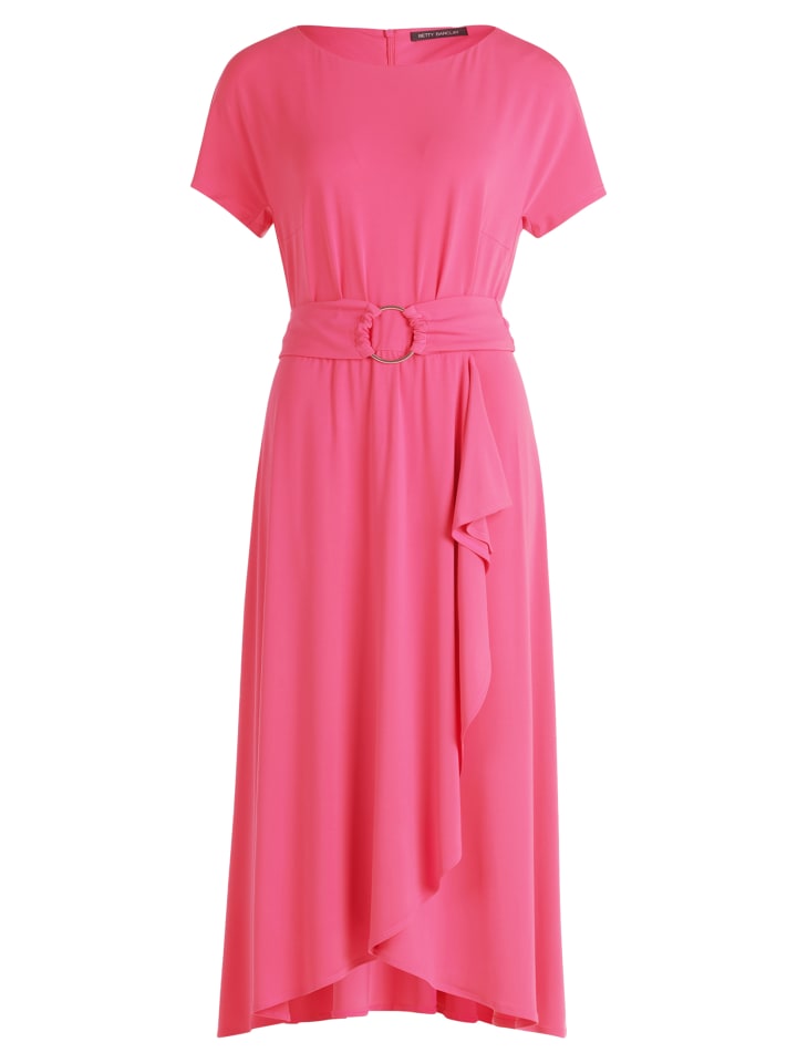 

Короткое платье Betty Barclay Midikleid mit Volant, цвет Pink Flambé