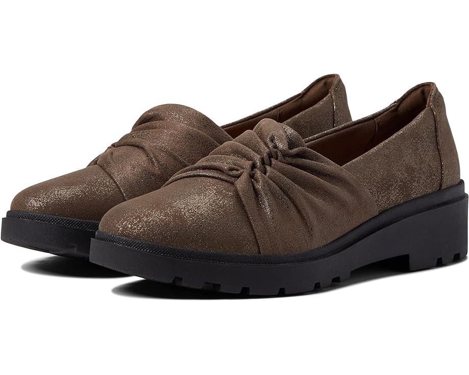 

Лоферы Clarks Calla Style, цвет Bronze Metallic Synthetic