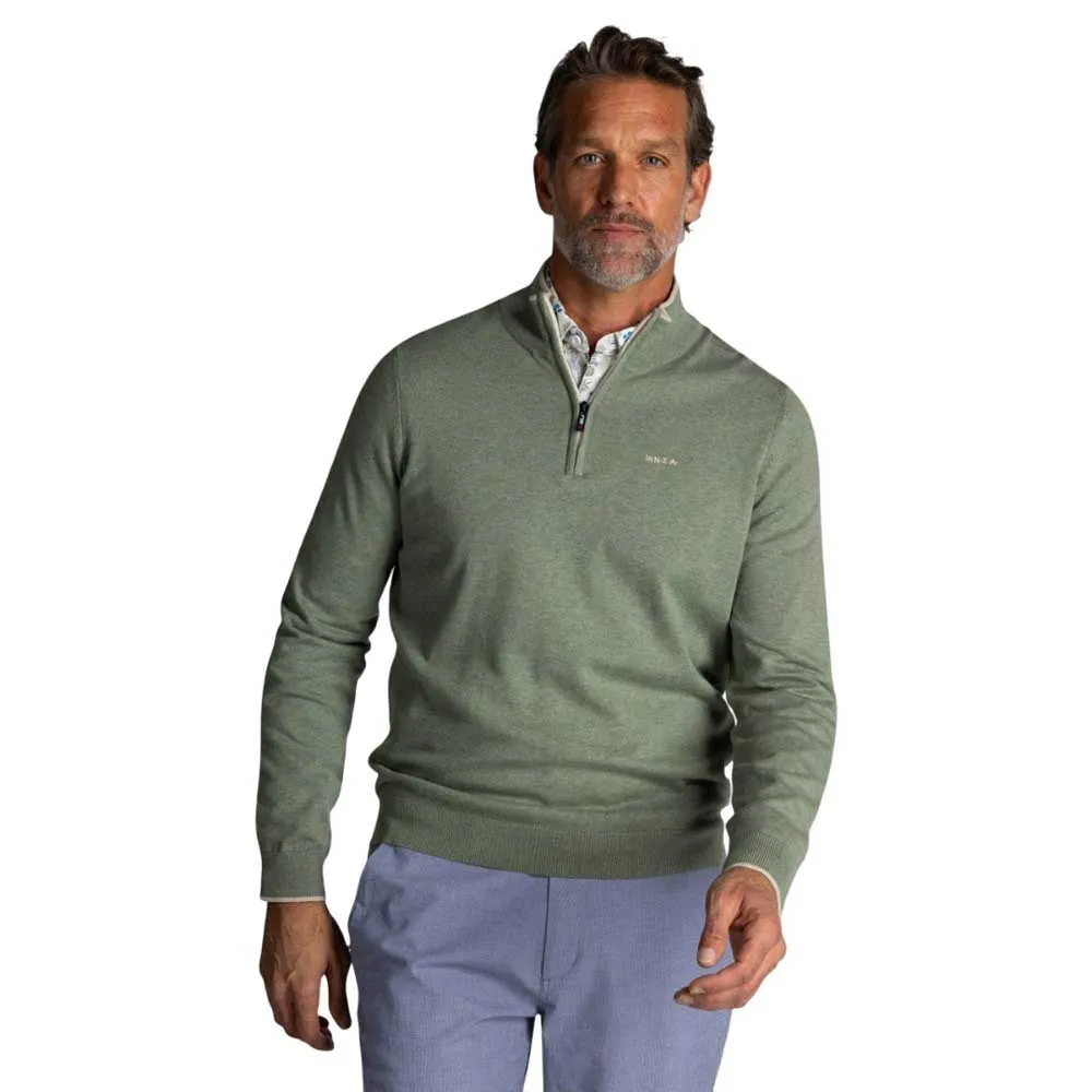

Свитер Nza New Zealand 25FN465 half zip, зеленый