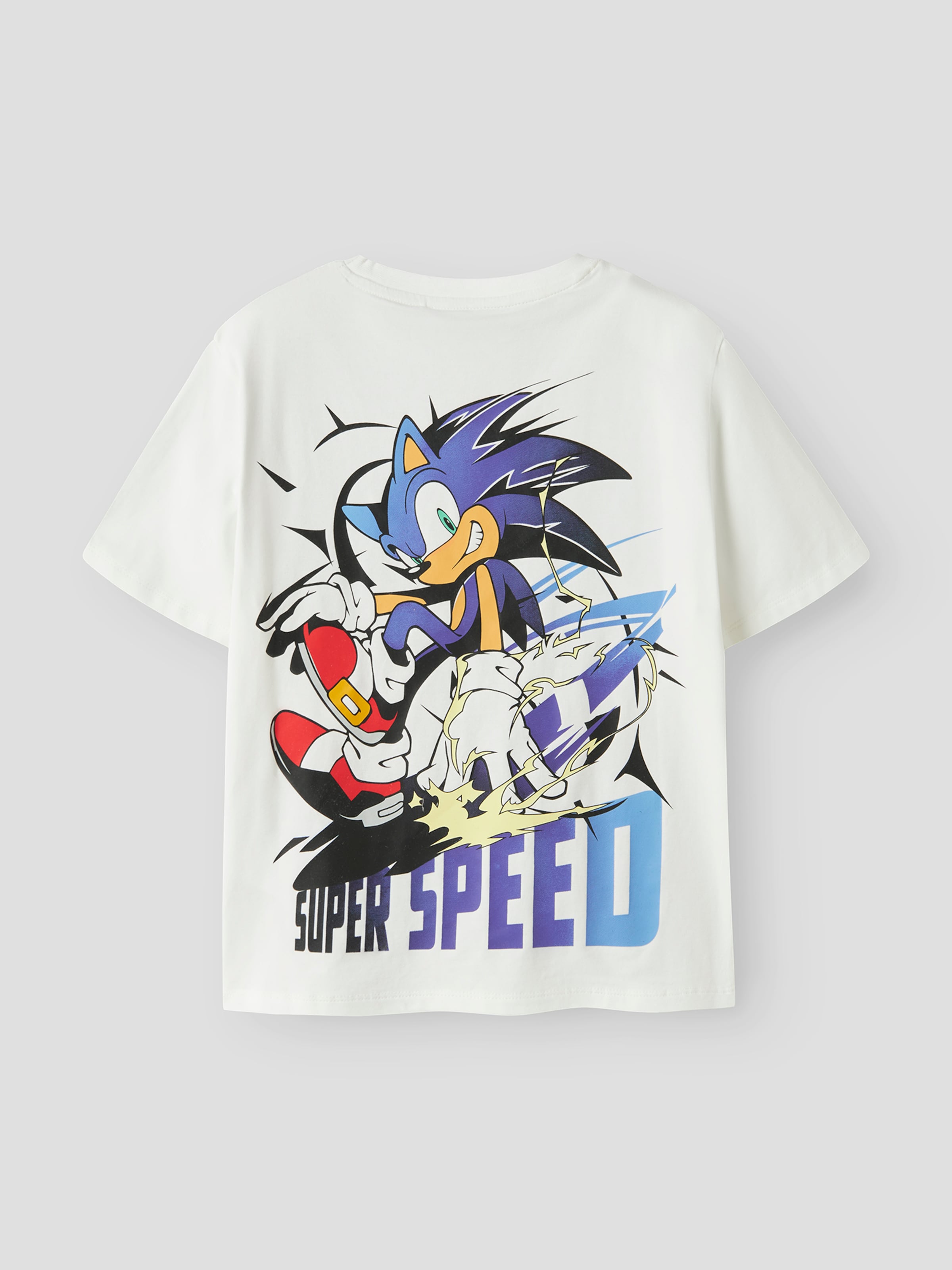 NAME IT Футболка 'NKMFitus Sonic' в белом цвете — фото 2