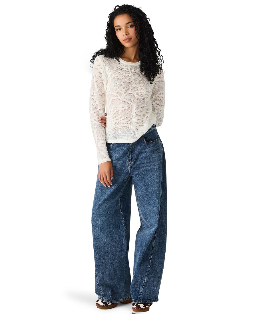 

Женская футболка Megann с круглым вырезом Steve Madden, Antique