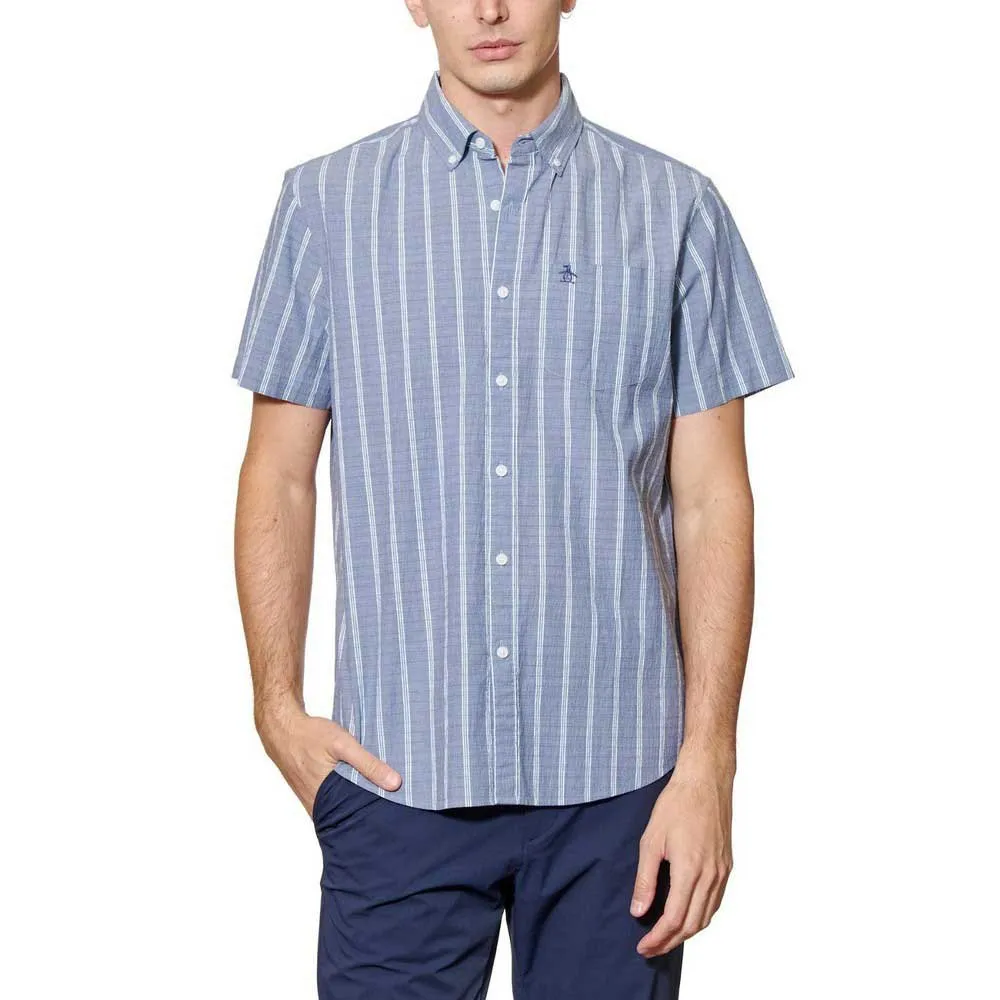 

Рубашка Original Penguin Crinkle Yarn Check, синий