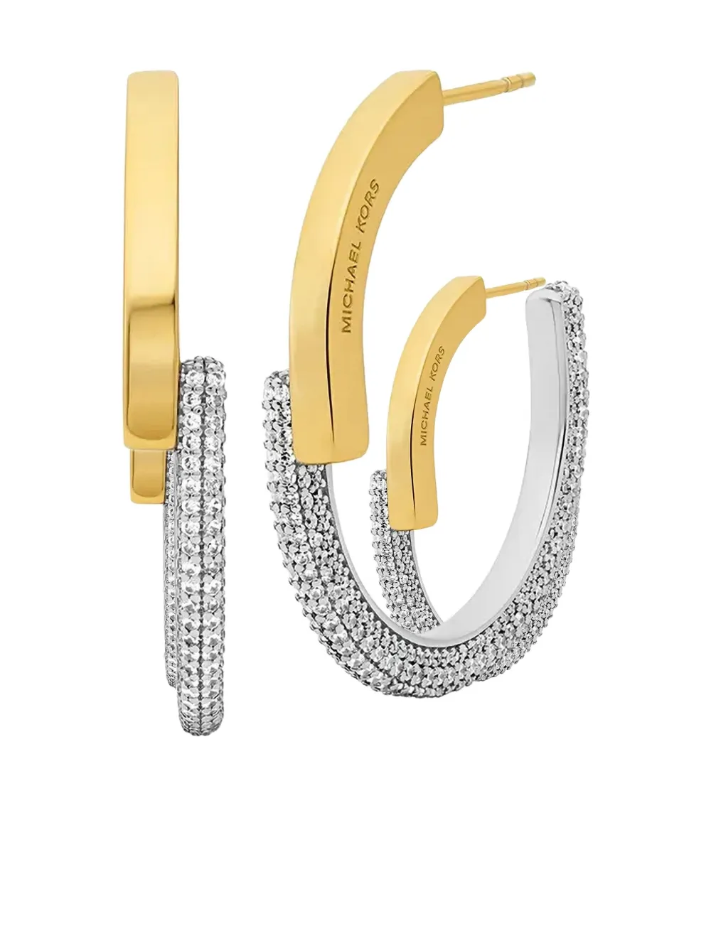 

Серьги с логотипом MICHAEL KORS, серебряный