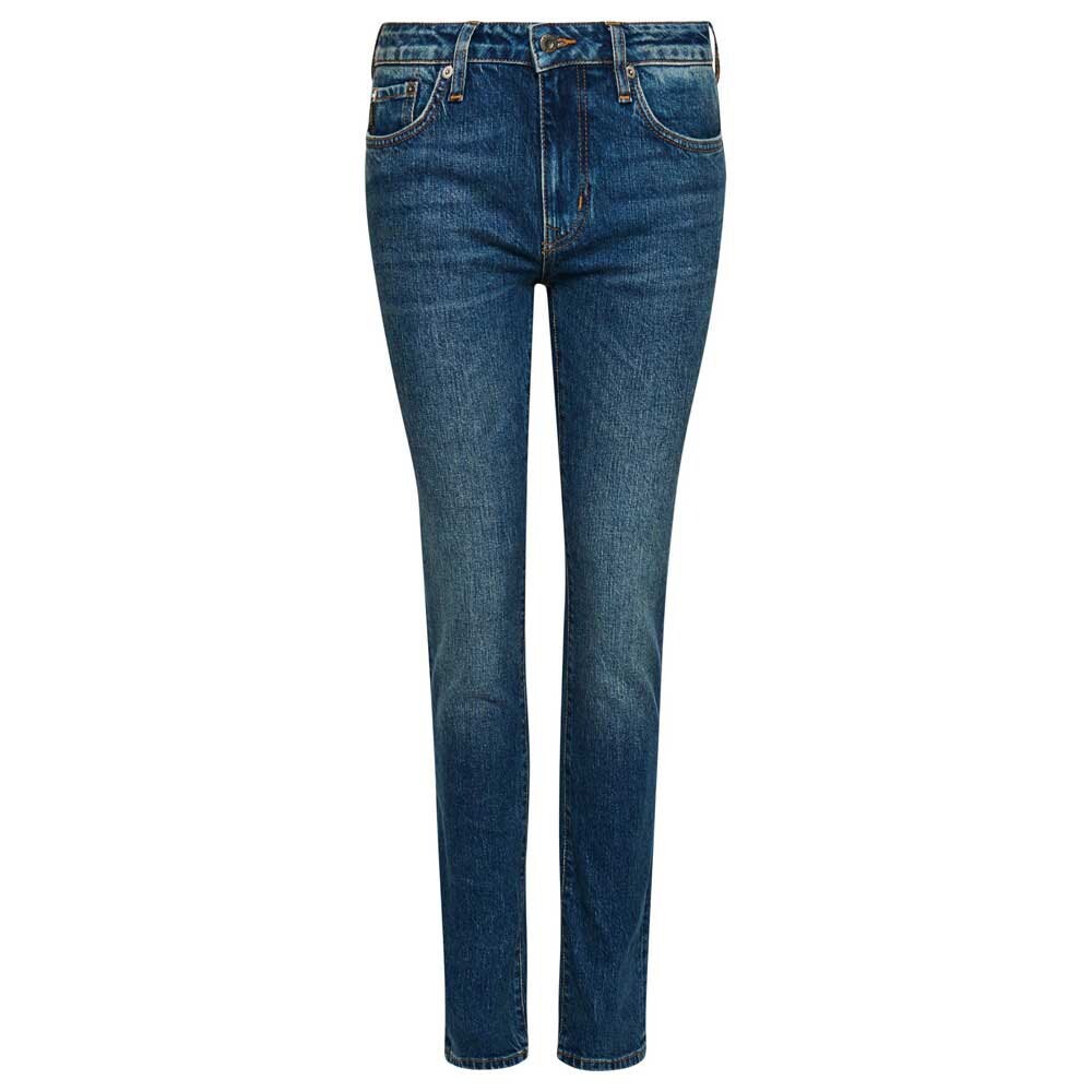 

Джинсы Superdry Vintage Mid Rise Slim, синий