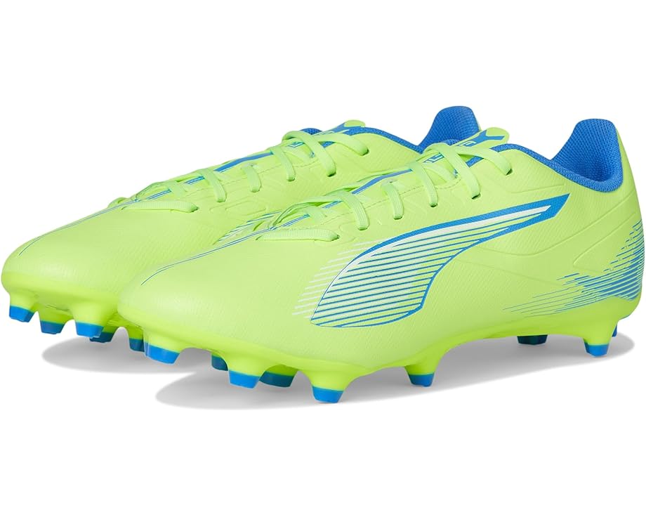 

Мужские бутсы PUMA Ultra 5 Play Firm, Artificial Ground, Fizzy Apple-Puma White-Bluemazing