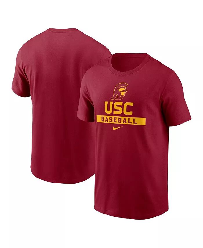

Мужская бейсбольная футболка Cardinal USC Trojans Nike