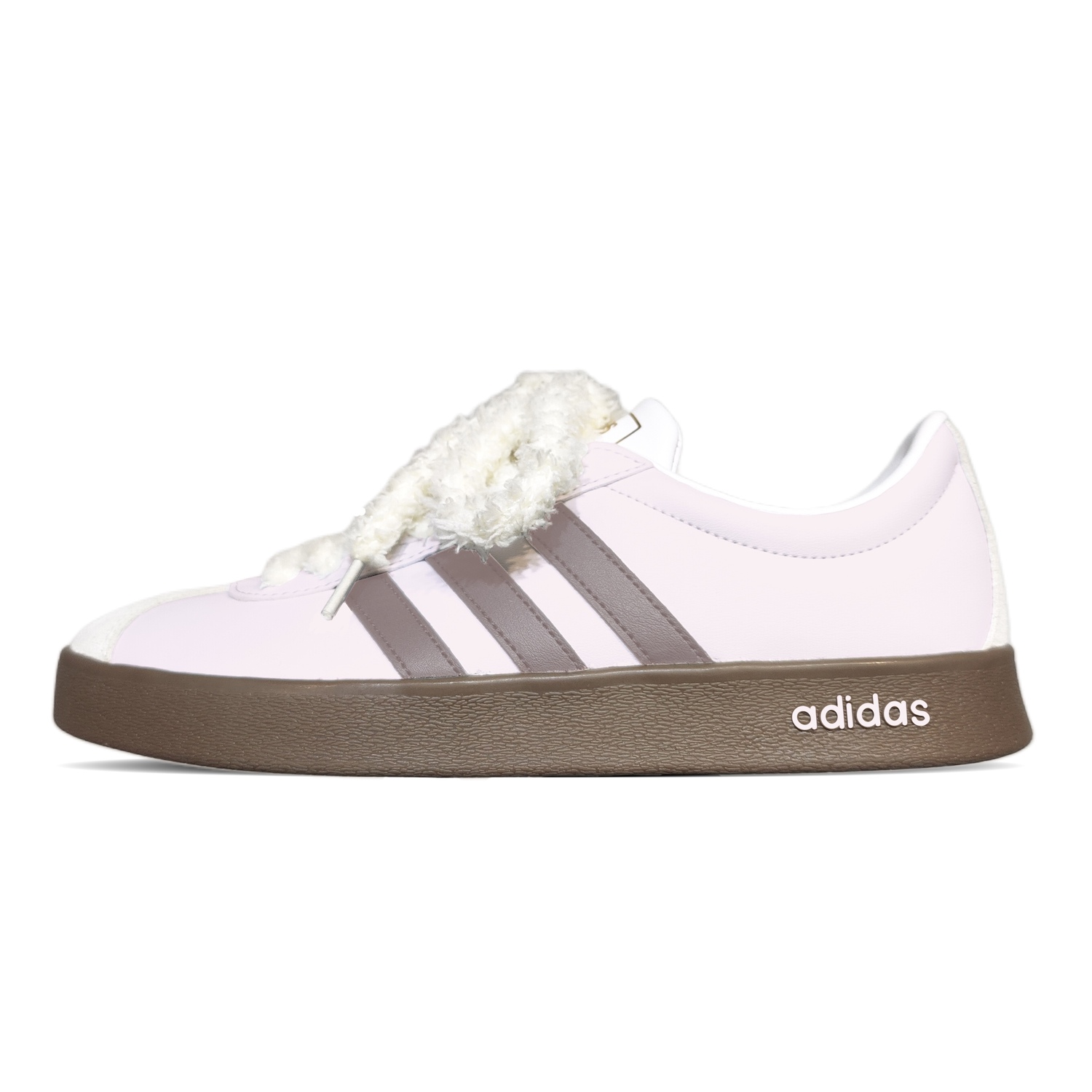 

Adidas Neo Вл Корт Классик устойчивые к истиранию дышащие низкие скейтбордские кроссовки унисекс розово-фиолетовые, цвет Pink Purple