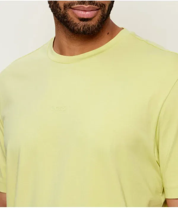 Футболка TChup relaxed fit Boss Orange, лаймовый — фото 4