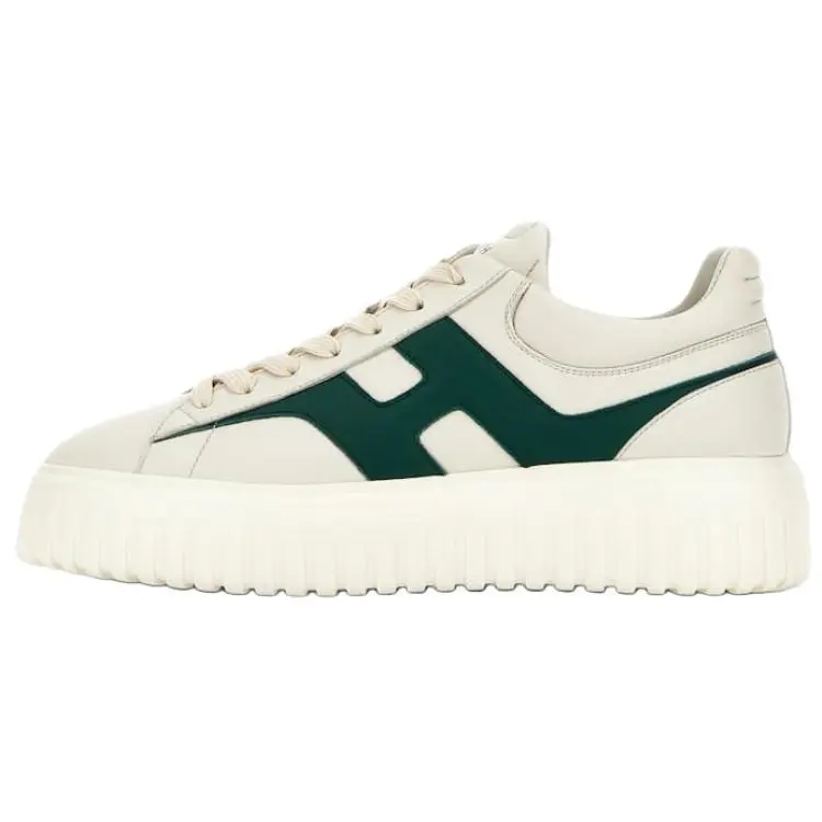 

HOGAN Мужские низкие скейтерские кроссовки H Stripes ivory