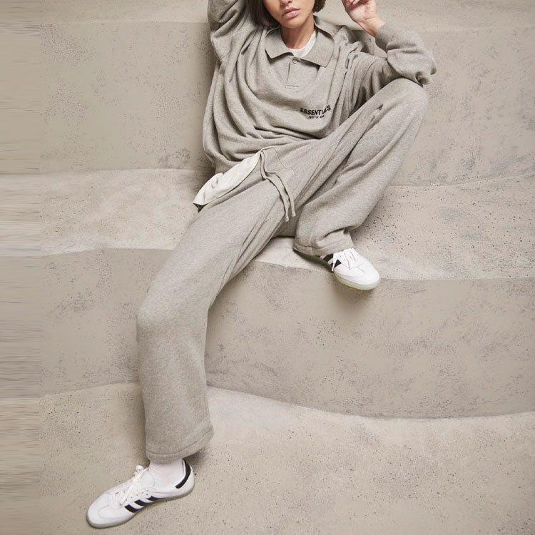 Спортивные брюки Fear of God Essentials SS22 Relaxed Sweatpants 'Dark Oatmeal' FOG-SS22-612, серый — фото 4