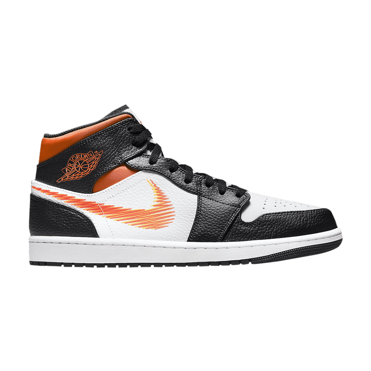 

Кроссовки Air Jordan Air Jordan 1 Mid 'Zig Zag Swoosh', белый