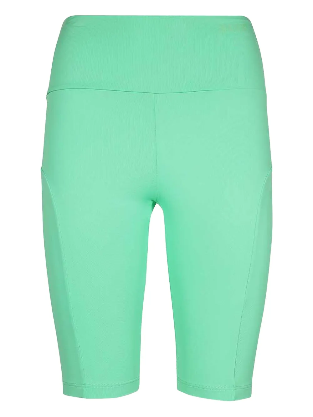 

Шорты с завышенной талией и логотипом Msgm, зеленый