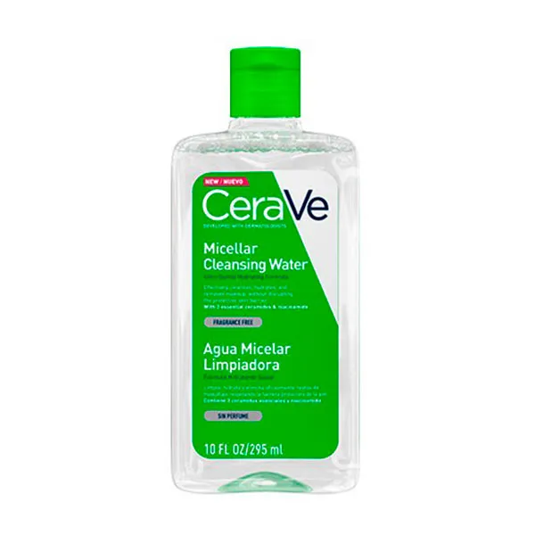 

Бережно удаляет макияж и увлажняет Agua Micelar Limpiadora Cerave, 295 ml