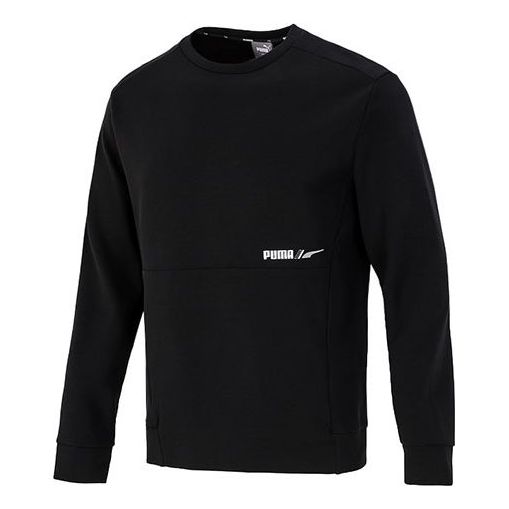

Свитер crew sweatshirt 'black' Puma, черный