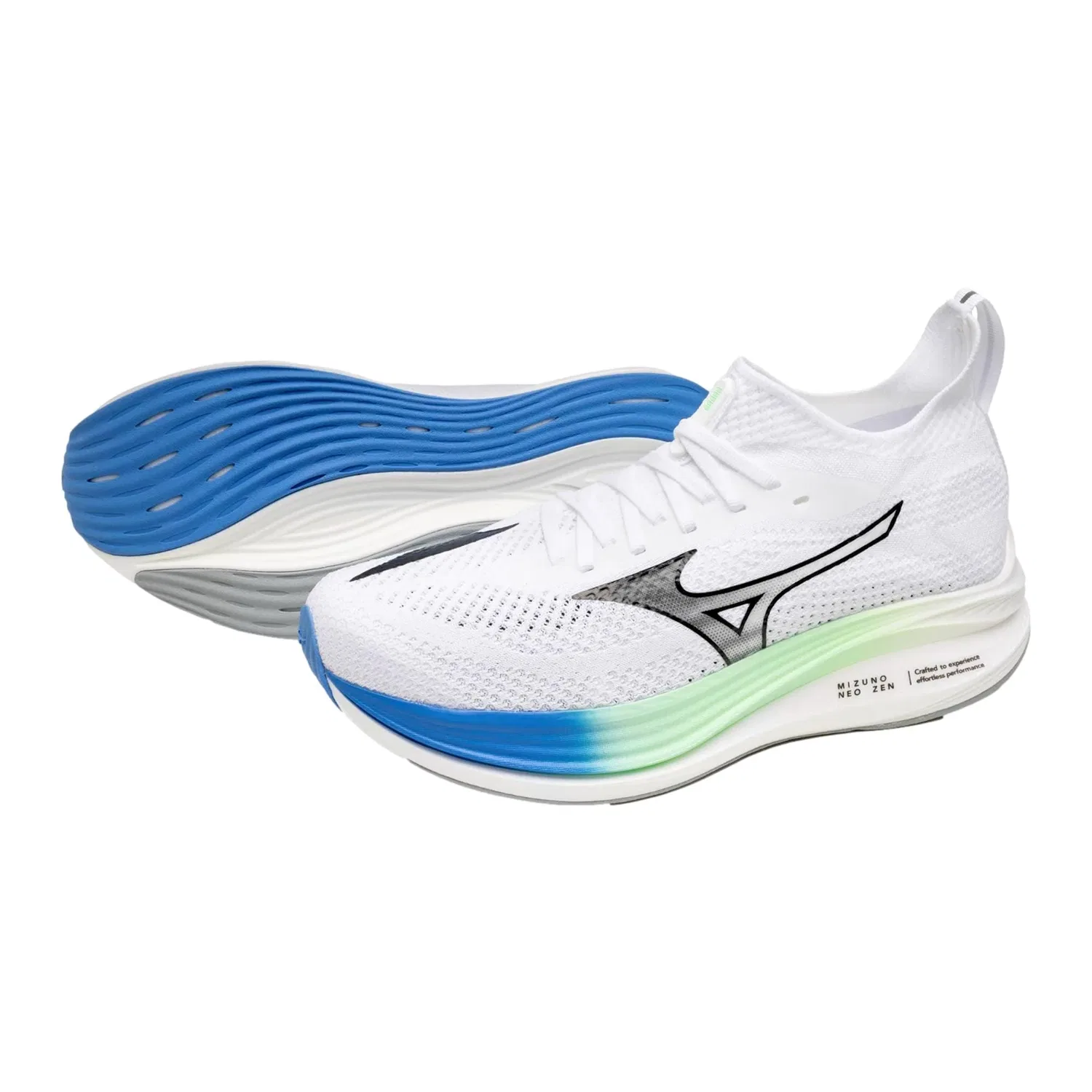 Мужские кроссовки Mizuno Neo Zen Hint, цвет мятный/индийский, модель J1GC258601 — фото 3