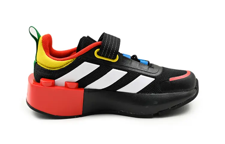 Кроссовки adidas Tech RNR LEGO Core Black Cloud White Red GS — фото 2