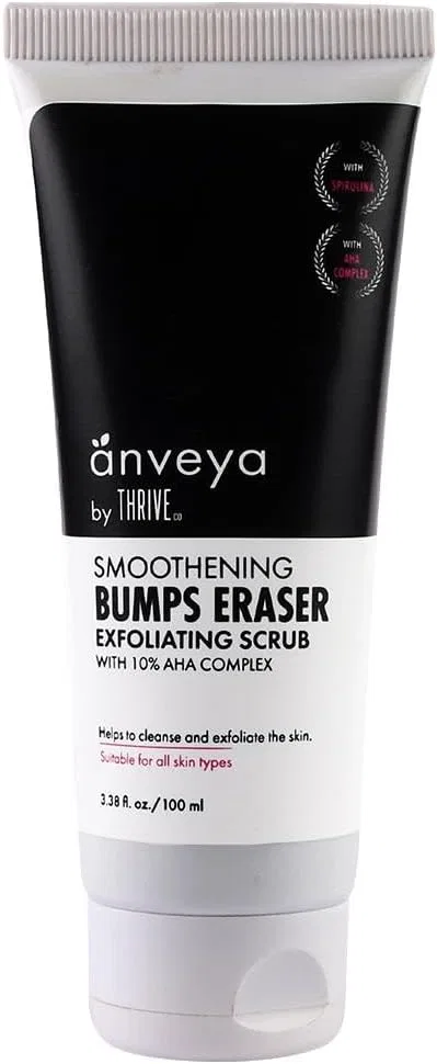 Скраб для тела Bump Eraser от ThriveCo с гликолевой и молочной кислотой, 100 мл