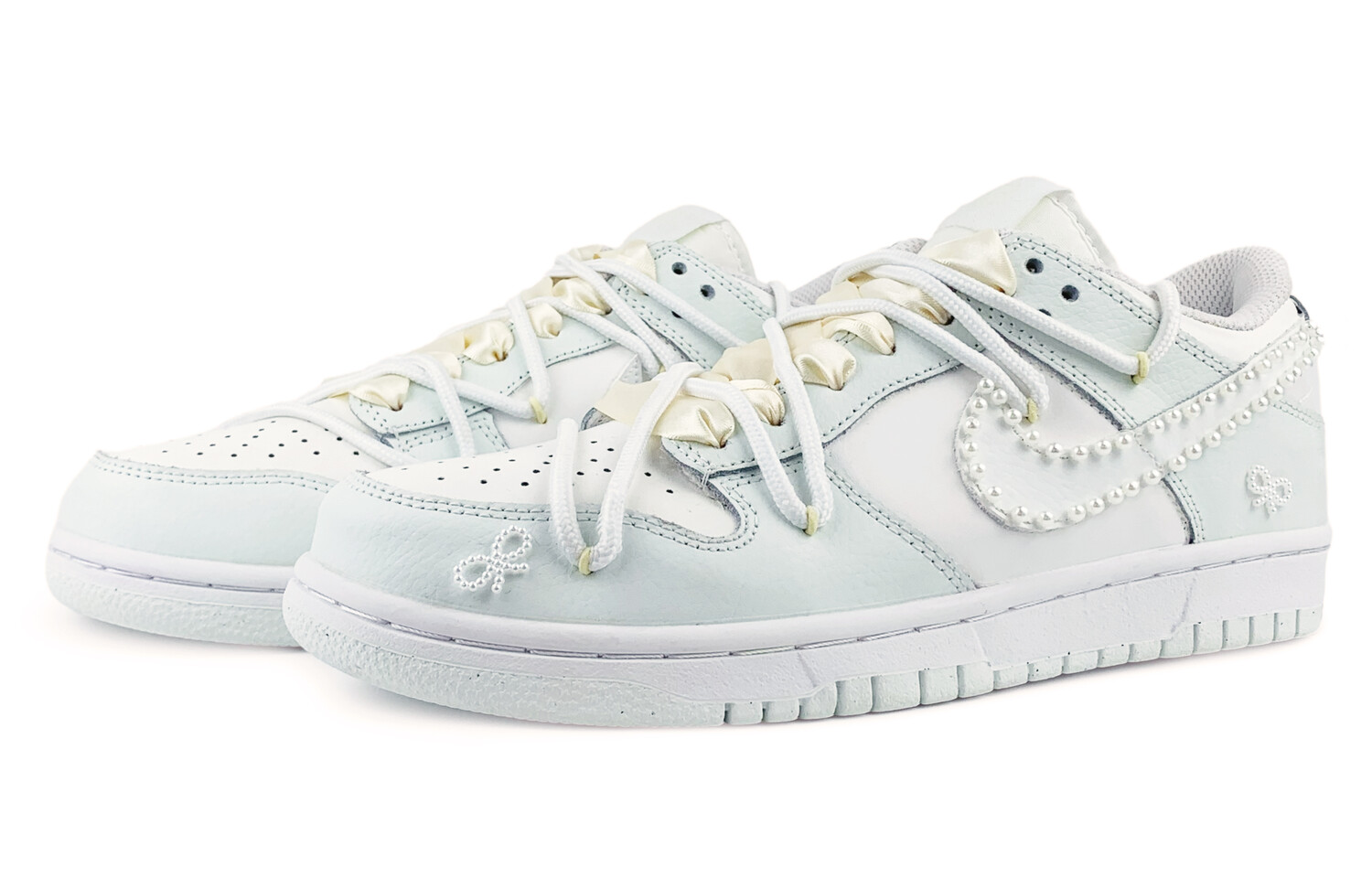 

Кроссовки Nike Dunk Skateboard Shoes Women's Low-Top White/Green, Зеленый, Кроссовки Nike Dunk Skateboard Shoes Women's Low-Top White/Green
