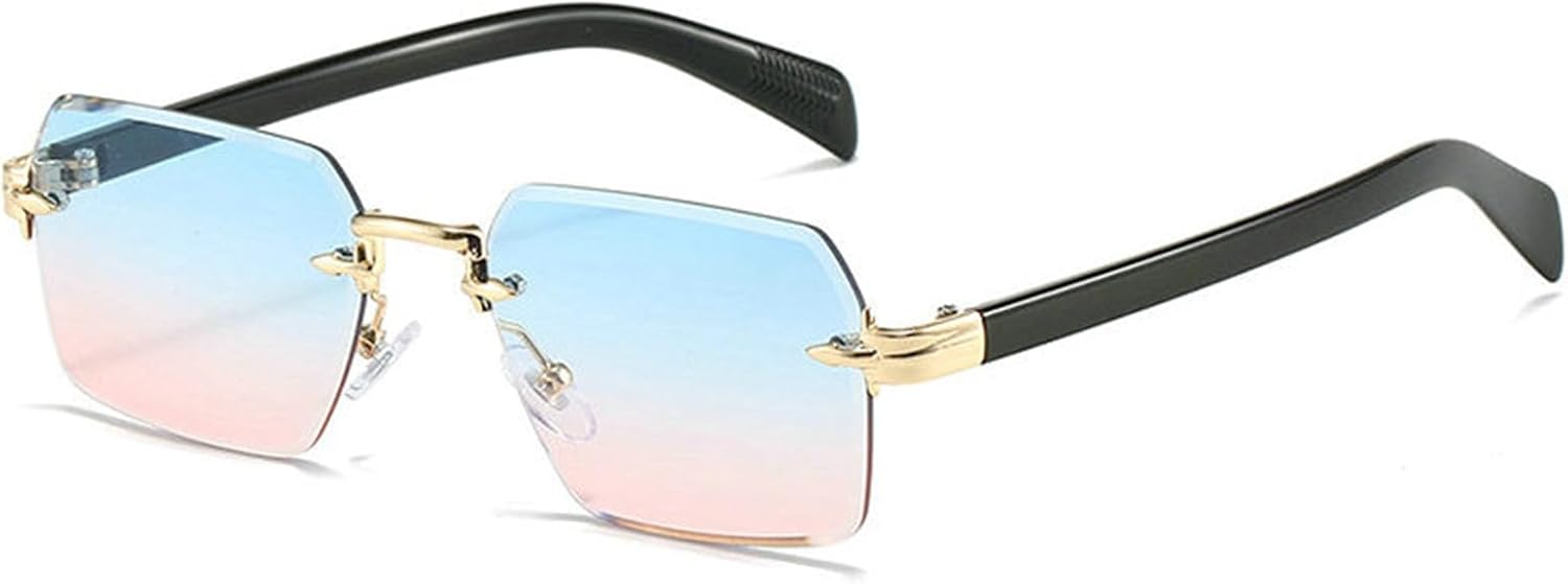 

Солнцезащитные очки Willochra Retro Square для женщин и мужчин, модные маленькие солнцезащитные очки в золотистой металлической оправе с защитой от УФ-излучения UV400, C3