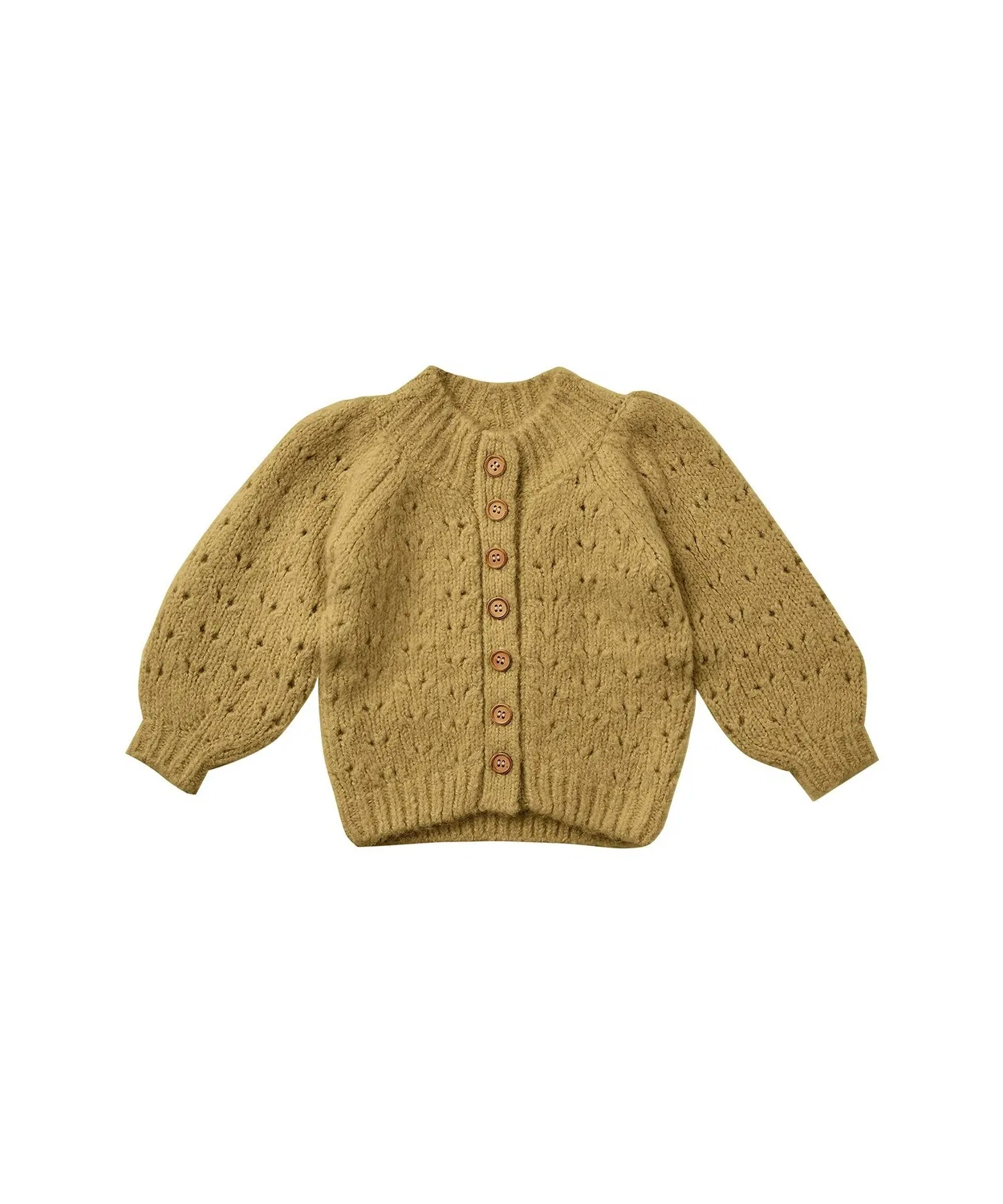 Кардиган TULIP бренда Rylee+Cru, из акрила с шерстью, золотой