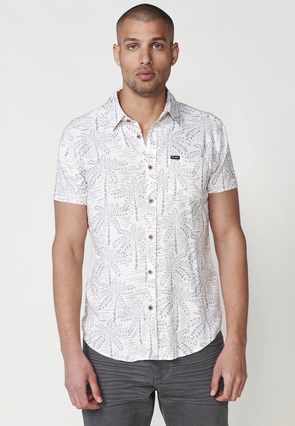 

Рубашка SHORT SLEEVED Koroshi, серый