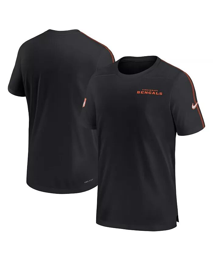 

Мужская черная футболка Cincinnati Bengals 2024 Sideline Coach UV Performance Nike
