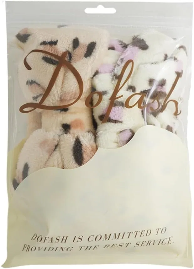 Повязка для макияжа Dofash, 2 шт. Dofash, Black And Pink